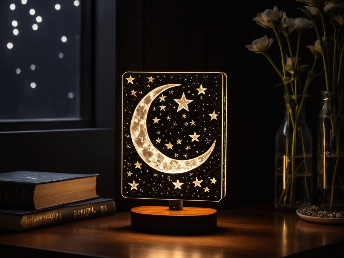Luminária de acrílico com LED