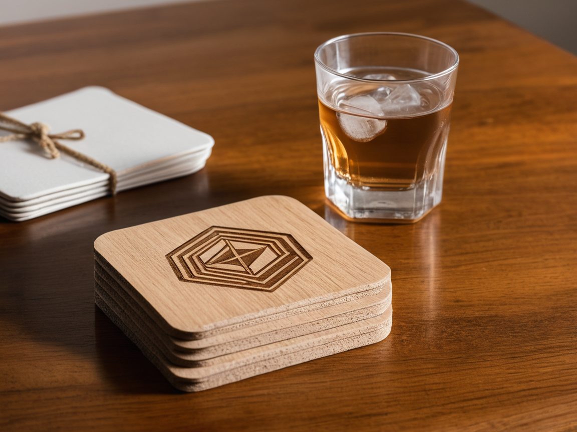 Porta-copos em MDF personalizado